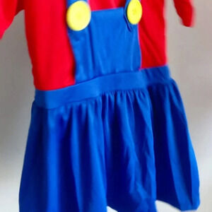 Super Mario  Bros Child Dress Costume